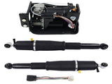 Pair Rear Air Suspension Shocks Compressor Pump for Cadillac Escalade Chevrolet Avalanche Suburban 01071748