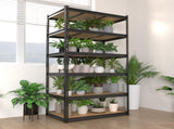6-layer adjustable shelf spacing, gourd-shaped perforation, rubber mallet with gloves, display rack, 33641707