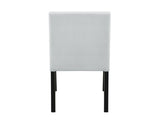 Sarang Black Dining Table and Silver Dining Chairs B201P359580