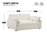 49*42.5" Oversized Chenille Single Sofa Wide and Deep Seat Accent N723P532225A