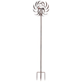 ZUN 79" High Wind Spinners Outdoor, Wind Sculpture with Metal Stake, 360 Degrees Windmill for Yard, W2181P195994