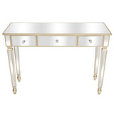 Three Drawers Mirror Table Dressing Table Console Table 93275283