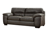 Tirana Contemporary Fabric Pillow-top Arm Loveseat, Sequoia Ash T2574P195190