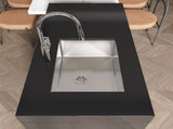 Stainless Steel Kitchen Sink, 27x19 Single Bowl, Undermount Handmade Sink in Brushed Nickel, with 88088733