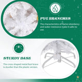 7.5 FT Artificial Christmas Tree with DIY 400 Warm White LED Lights, Hinged Xmas Pine Tree with Tree 78401324