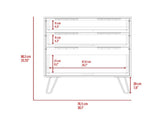 Kirsage 3-Drawer Dresser Light Oak B06280380