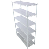 ZUN 6 Tier 6000lbs Capacity NSF Metal Shelf Wire Shelving Unit, Heavy Duty Adjustable Storage Rack with W465142121