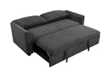 ZUN 78 Inch 3 in 1 Convertible Sleeper Sofa Bed, Modern Fabric Loveseat Futon Sofa Couch w/Pullout Bed, W1417131880