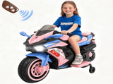 12V Electric Motorcycle for Kids, Powered Toy Motorcycle, Child Motorcycle Ride On with Light Wheels 64722568