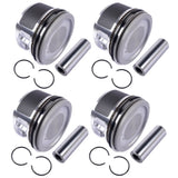 4pcs Engine Piston Rings Set Replacement for Toyota 4Runner T100 Tacoma 2.7L 3RZFE 1994-2004 27000285