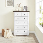 ZUN 6 Drawer Dresser,6 Drawers cabinet Tall Chest Drawers Closet Organizers Storage Clothes, cabinet W2275P149783