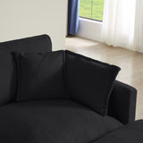 Modular Sectional Sofa,Deep Seat Couch for Living , 4 Pillow, Modern L-Shaped Sofa for Living W1825P268645