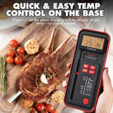 AI Meat Thermometer, 500 ft Long Range Bluetooth Grill Thermometer for Smoker, Oven, BBQ, 94557200