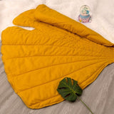 ZUN Dog Blanket Decor 3D Leaves Shaped Pet Blanket Cushion Household Dog Bed Cat Bed Pet Blanket Warm 78511046