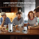 Milk Frother and Steamer, Electric Milk Warmer with Touch Screen, BIZEWO 4 IN 1 Automatic Stainless 36710689