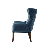 ZUN Button Tufted Back Accent Chair B03548252