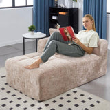 UNITED WE WIN Chenille Loveseat Sofa,Minimalist Modular Couches Sleeper for Living Room Bedroom W1568P255134