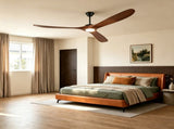 70in ceiling fan with lights, comes with wall control and remote, six-speed reversible motor, three W3775P566868