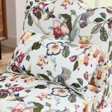 ZUN Flannel single dining chair with soft seat cushion and backrest, no armrests, matching pillow can be 29957423