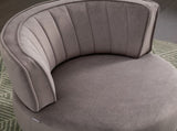 COOLMORE 360 Degree Swivel Cuddle Barrel Accent Sofa Chairs, Round Armchairs with Wide Upholstered, W395102772
