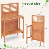 Foldable outdoor garden potted plant platform 59275264