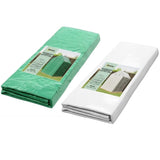 2-piece greenhouse replacement cover, 4.7'x 4.7'x 6.4 'white and green 80768348
