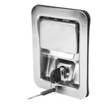 Paddle Latch 304 Stainless Steel Handle Lock Keys Kit for Unit Construction Machinery 25128867
