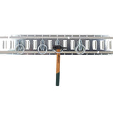 12PCS E Track Tie-Down Rail Kit, Trucks, Vans, Garages, Trailer Tie Down System,4 Pack 5ft W465P262574