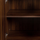 Cabinet with 4 Doors and 4 open shelgves,Freestanding Sideboard Storage Entryway Floor W331P266133