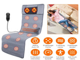 Full Body Vibration Massage Mat with Detachable Neck Pillow - 10 Massage Heads , 9 97917176
