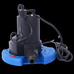 ZUN 1/3 HP Automatic Swimming Pool Cover Pump 120 V Submersible with 3/4 Check Valve Adapter 2500 GPH W465127592