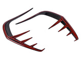 2Pcs Real Carbon Rear Bumper Splitter Fin Fits for INFINITI Q60 Coupe 2016-2020 41320743
