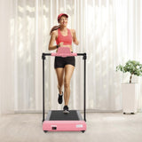 ZUN Treadmills for Home, Treadmill with LED for Walking & Running 83375828