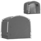 Dark Gray Bike Storage Shed Tent for 3-4 Bicycles 16118093