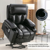 Power Electric massage lift lounge chair, suitable for the elderly, with heating and vibration W1807P299442