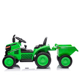 ZUN 12V Kids Ride On Electric Tractor Black Knight,Kids Ride On Toy.2WD,Non-skid tires, steering wheel, 81177813