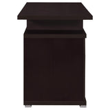 Cappuccino 2-Drawer Reversible Office Desk B062P153862
