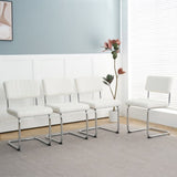 Modern simple light luxury dining White Family bedroom stool back Dressing Student W210P208426