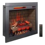 ZUN 28inch Infrared Electric Fireplace Insert, Touch Panel Home Decor Heater, Smokeless Firebox With W1769133977