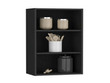 Wall Cabinet 36" H, 3 shelves, Black B097P250922