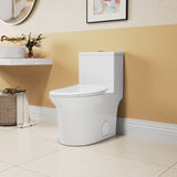 1.1/1.6 GPF Elongated Comfort Height Super Quite Flushing Floor Mounted One-Piece Toilet, CUPC B2724P246931
