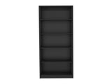 Vinton 4-Tier Bookcase with Modern Storage for Books and Decor, Black B097P167419
