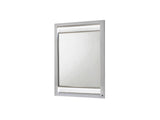Glam Modern Style Mirror Made with Wood in White same as B009P243213 G150108643