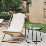 Outdoor Side with Flower Cut Outs, Weather Resistant Steel Patio Side, Round Outdoor End 09740220