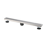32 Inches Linear Shower Drain, Included Hair Strainer and Leveling Feet W2287P149139