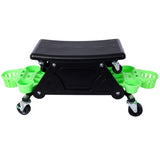 Rolling Detailing Creeper Seat, Roller Mechanic Detailing Utility Seat, Rolling Mechanic Stool with W465P204937