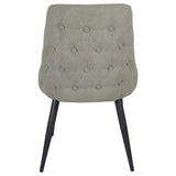 Light Grey Tufted Dining Chair B062P153840