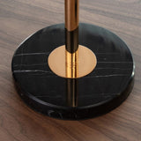 2 Pcs Adjustable Side, Small Tea Martini, Gold, Natural Marble Decorative Pedestal End W2664P232824
