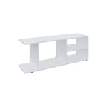 ZUN Goodwood Minimalistic Tv Stand for 65-Inch TV With 5 Open Shelves B200P235843