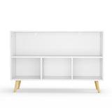 Kids bookcase with Collapsible Fabric Drawers, Children's Book Display, Toy Storage Cabinet 11190729